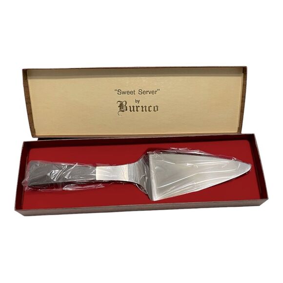 Burnco Vintage Stainless Steel Cake/Pie Server - Picture 1 of 5